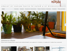 Tablet Screenshot of munaypilates.com.ar